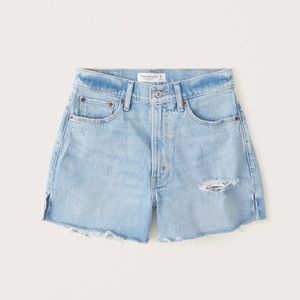 Abercombie & Fitch Curve Love Jean Shorts